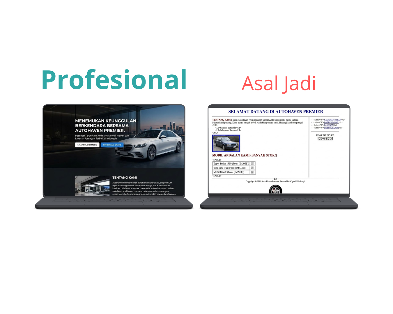 buat website profesional