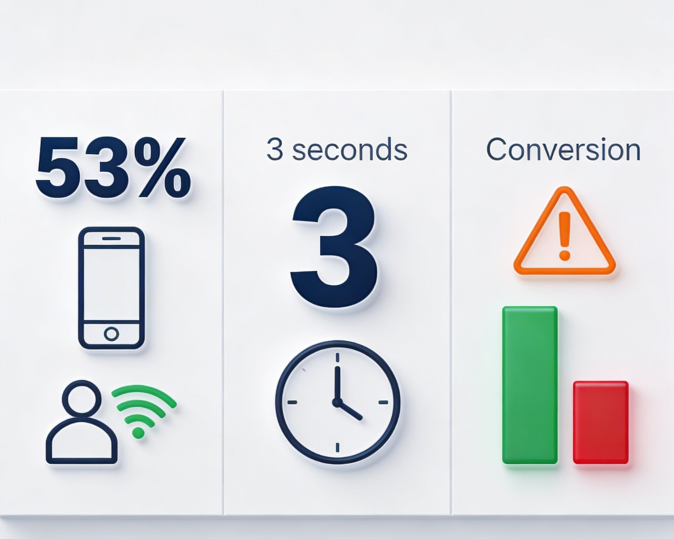 Infografis statistik loading time website dan dampaknya pada bisnis